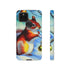 A Squirrel Decorates the Forest for Christmas - Impact Resistant Phone Case Google Pixel 5 5G Glossy